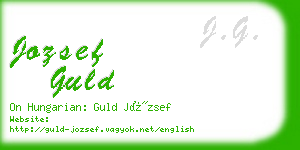 jozsef guld business card